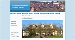 Desktop Screenshot of leibniz-gymnasium-stuttgart.de
